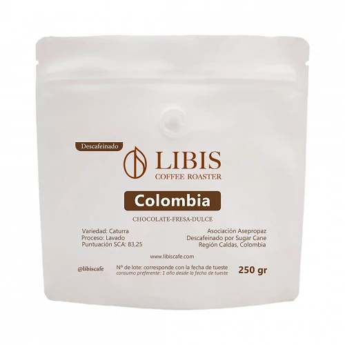 Café de especialidad descafeinado de Colombia - Libis Café - Café Gourmet