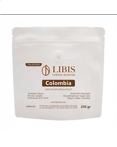 Café de especialidad descafeinado de Colombia - Libis Café - Café Gourmet
