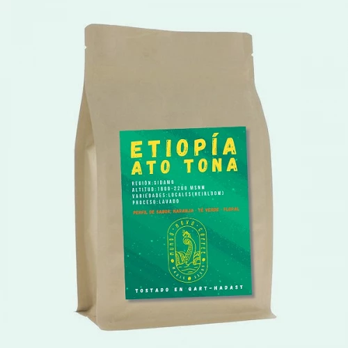 Café de especialidad Ato Tona - Etiopía - Mundo Novo Coffee - Café Gourmet