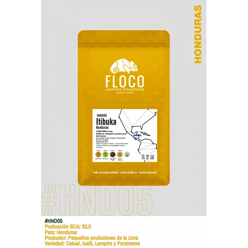 Café de especialidad de Honduras ITIBUKA - Floco - Café Gourmet