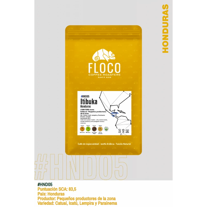 Café de especialidad de Honduras ITIBUKA - Floco - Café Gourmet