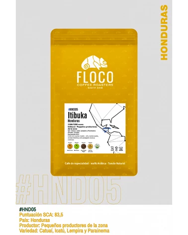 Café de especialidad de Honduras ITIBUKA - Floco - Café Gourmet