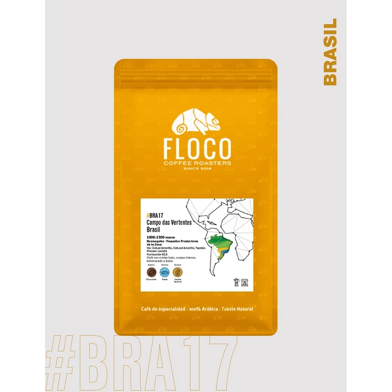 Café de especialidad de Brasil - CAMPO DE VERTENTES - Floco Coffee
