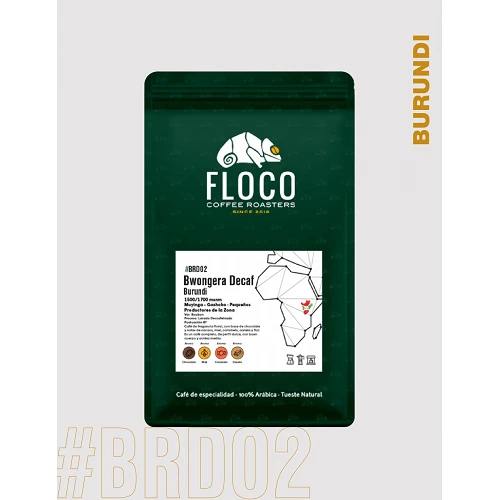 Specialty DECAF coffee from Burundi- Bwongera- Floco Coffee
